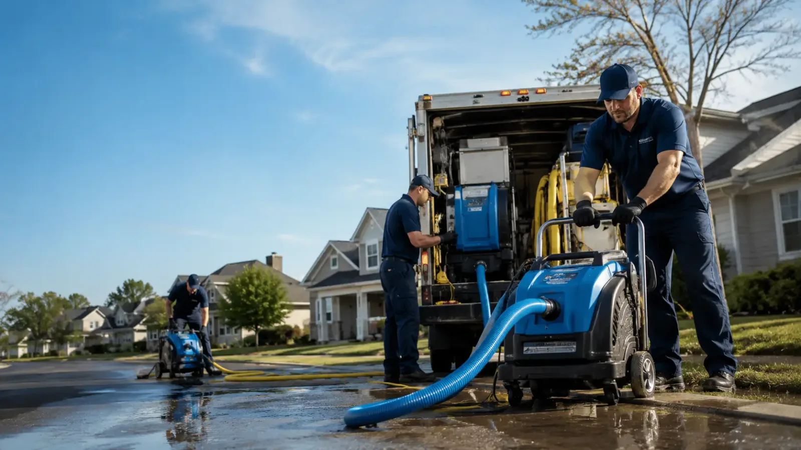 Flood Damage Cleanup in Deep Water, WV